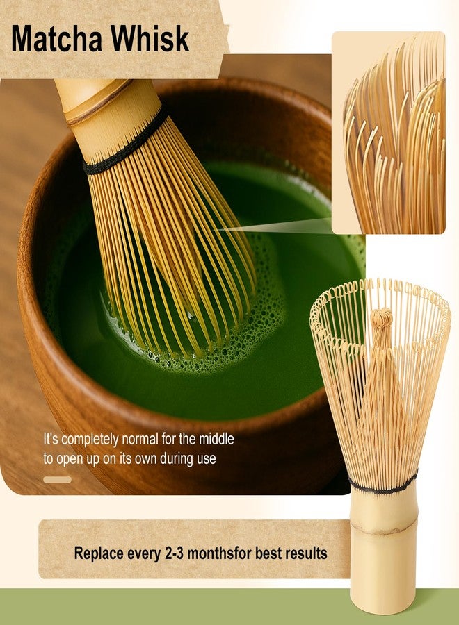 Scalegoal Traditional Matcha Whisk - 100-Prong Chasen for Authentic Japanese Tea Ceremony, Handcrafted Mixer with Natural Bristles - Ideal for Matcha Lovers & Premium Powder Preparation - Image 4